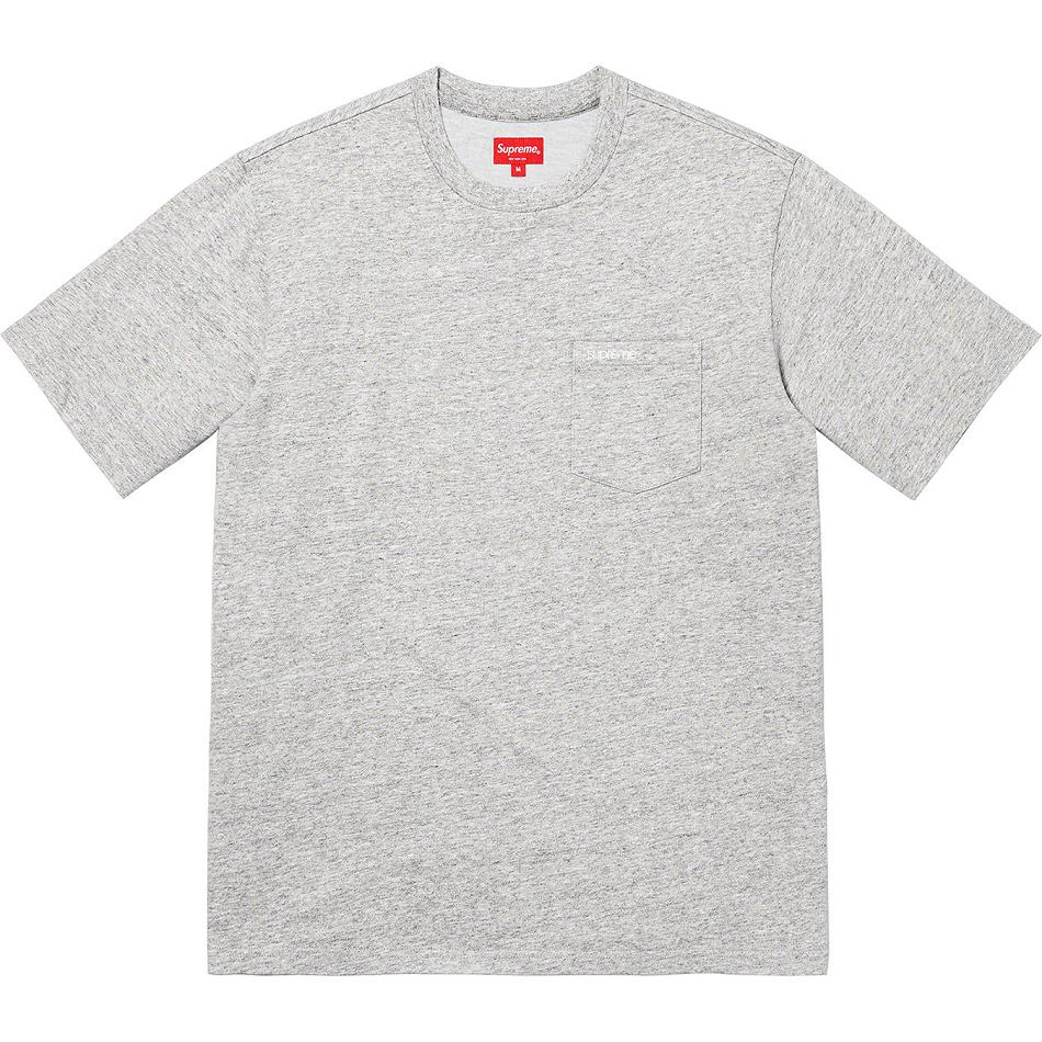 Suéteres Supreme S/S Pocket Tee Gris | Supreme 310SO